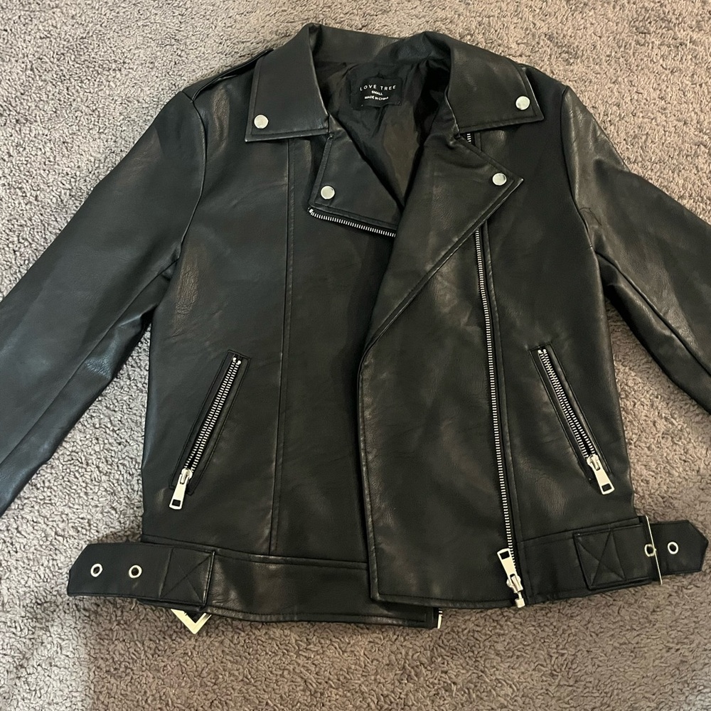 Leather jacket